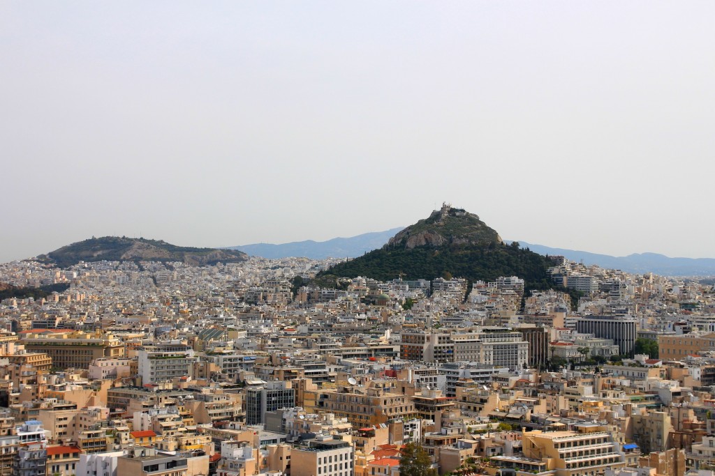 Vue d'Athènes depuis l'Acropole