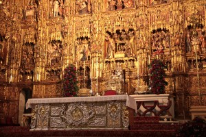 Autel gothique de la cathédrale de Séville
