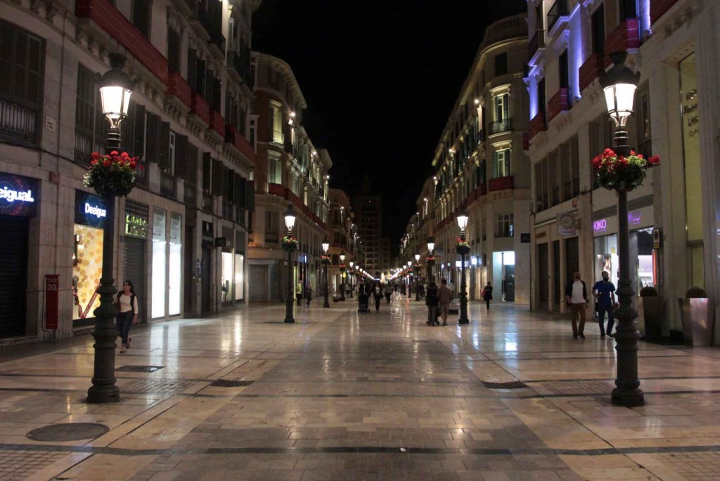Rue Larios à Malaga