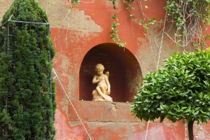 Statue dans le jardin de la casa de pilatos