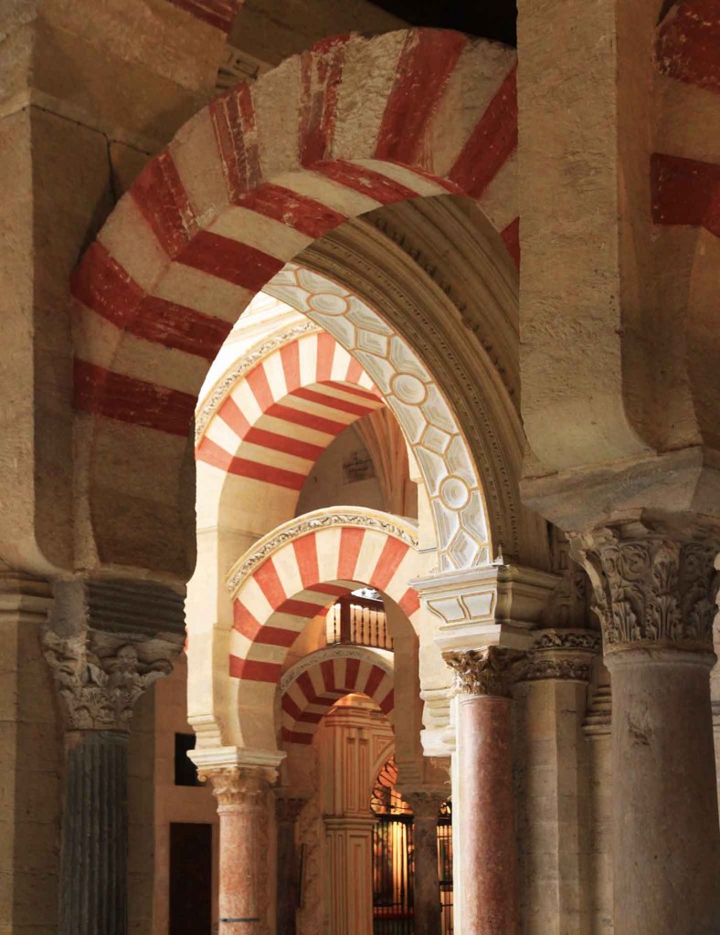 Transition des arches de la mosquée de Cordoue