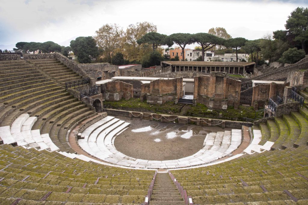 Le grand théâtre de Pompéi